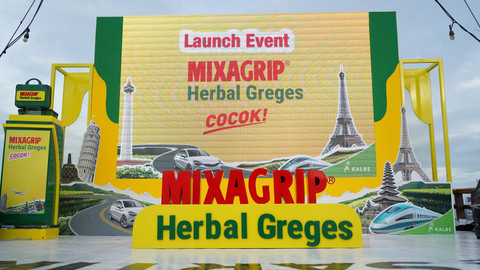Peluncuran Mixagrip Herbal Greges. Foto: Mixagrip