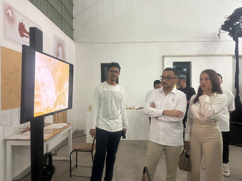 Wakil Menteri Kebudayaan, Giring Ganesha hadir di sela-sela program Talent Hub 2024. Foto: kumparan