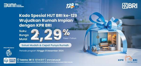 Mudahnya dapatkan rumah baru dengan KPR BRI. Foto: BRI