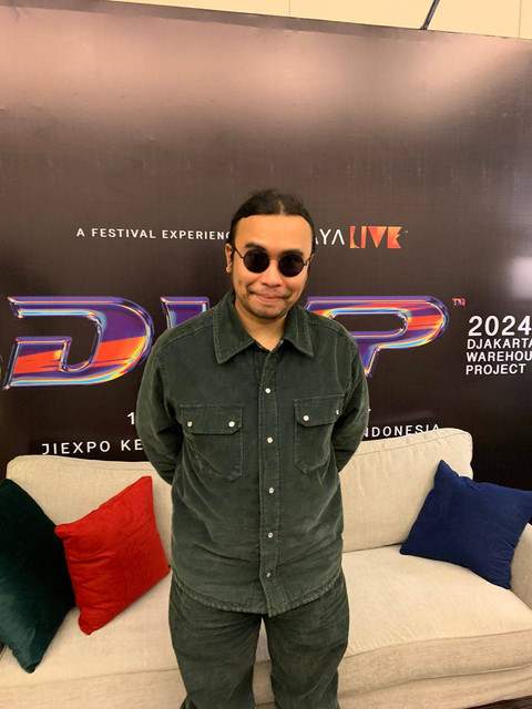 Disjoki Whisnu Santika ditemui usai tampil di DWP 2024, Sabtu (14/12). Foto: Vincentius Mario/kumparan