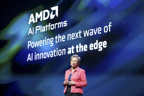 Ketua dan CEO Advanced Micro Devices (AMD), Lisa Su.  Foto: I-HWA CHENG/AFP