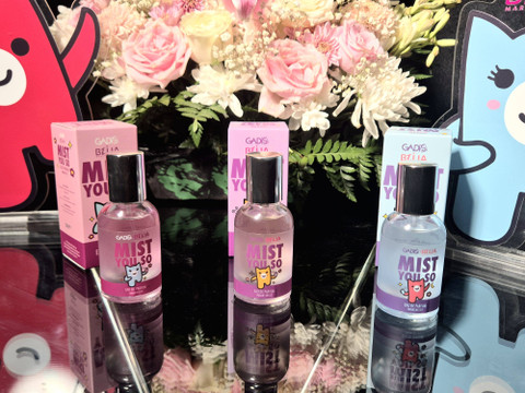Koleksi parfum terbaru dari Belia bertajuk Mist You So yang cocok buat perempuan remaja. Foto: Hutri Dirga/kumparan