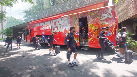 Timnas Indonesia tiba di Solo, Rabu (18/12/2024). Foto: kumparan