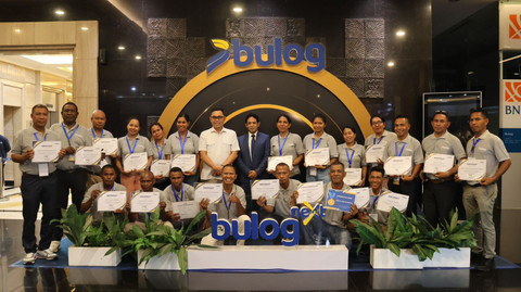 BULOG gelar Pelatihan Supply Chain Pangan Tahun 2024 untuk Centro Logistica Nacional Intittuto Public (NCL I.P.) Timor Leste di Gedung BULOG Corporate University, Gudang Kanwil DKI Jakarta & Banten. Foto: Dok. BULOG