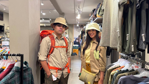 Beberapa contoh produk EIGER yang memiliki beragam segmentasi produk. Foto: Arif UT/Pandangan Jogja