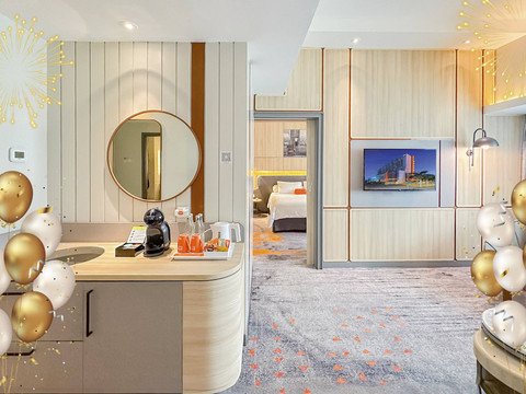 Kamar bertema Tahun Baru di Harris Kelapa Gading Jakarta. Foto: Dok. Harris Kelapa Gading Jakarta