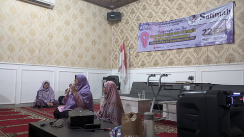 Peringatan Hari Ibu di Aula Masjid Babussalam Jalan Teuku Umar Kecamatan Kedaton