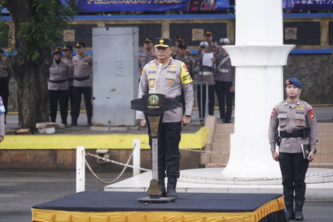 Apel Pemeriksaan Senpi di Polda Metro Jaya, Senin (23/12/2024). Foto: Dok. Istimewa