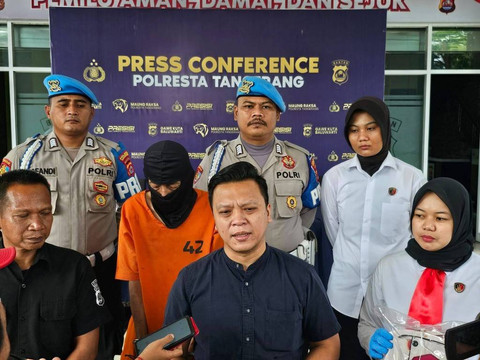 K, pelaku perkosaan perempuan stroke di Tangerang. Dok Istimewa