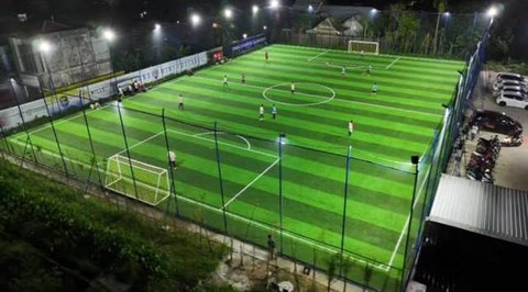 Ilustrasi lapangan mini soccer. Foto: Instagram @ans.minifootball.ptk