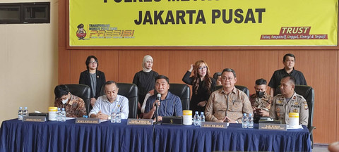 Pers rilis kasus bayi tertukar di Polres Metro Jakarta Pusat pada Selasa (24/12/2024). Foto: Rachmadi Rasyad/kumparan