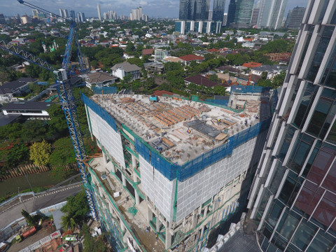 Telkom Landmark Tower yang dibangun PT Wijaya Karya Bangunan Gedung Tbk (WEGE). Foto: Dok. Wijaya Karya