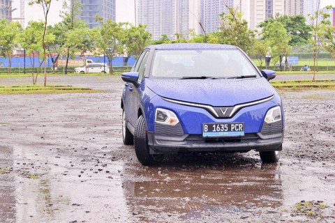 Mobil listrik Vinfast VF 5. Foto: Fitra Andrianto/kumparan