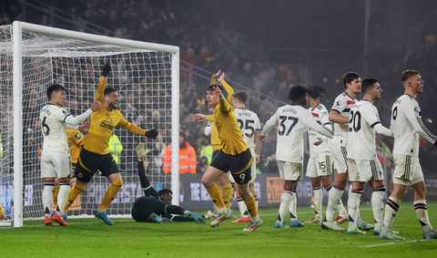 Wolves vs Manchester United di Stadion Molineux dalam lanjutan Liga Inggris 2024/25, Jumat (27/12) dini hari WIB. Foto: REUTERS/Chris Radburn