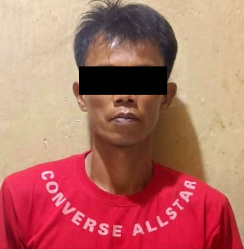 Pelaku yang berhasil diamankan Polisi.  | Foto: Dok Humas Polres Lampung Tengah