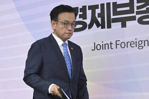 Plt Presiden Korea Selatan Choi Sang-mok. Foto: Jung Yeon-je/AFP