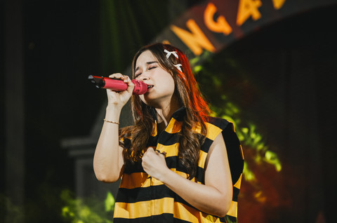 Chintya Gabriella Hadiri DCDC Pengadilan Musik. Foto: Istimewa