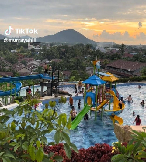 Murraya Hill, destinasi wisata terbaru di Singkawang. Foto: Dok. TikTok @murrayahill