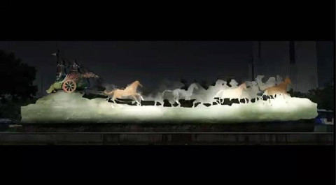 OCBC siap menyemarakkan perayaan tahun baru di Jakarta dengan menghadirkan video mapping visualisasi  Astabratadi Patung Arjuna Wijaya. 