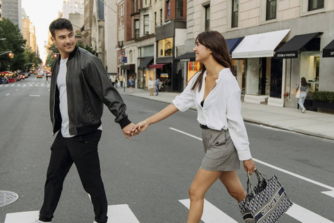 Aurelie Moeremans dan Tyler Bigenho.  Foto: Instagram/ @aurelie