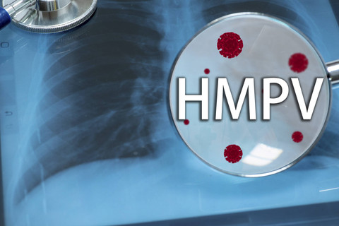 Ilustrasi virus HMPV. Foto: QINQIE99/Shutterstock
