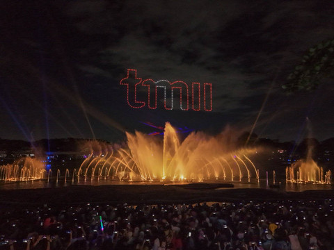 Malam tahun baru di Taman Mini Indonesia Indah (TMII). Foto: Dok. InJourney