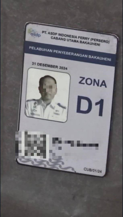 Identitas oknum KSOP yang menodongkan senjata api airsoft gun ke petugas parkir ASDP. | Foto: Dok Istimewa