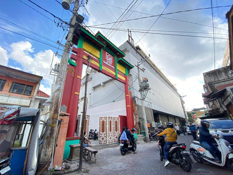 Tampak samping Teras Malioboro baru di wilayah Ketandan. Foto: Resti Damayanti/Pandangan Jogja