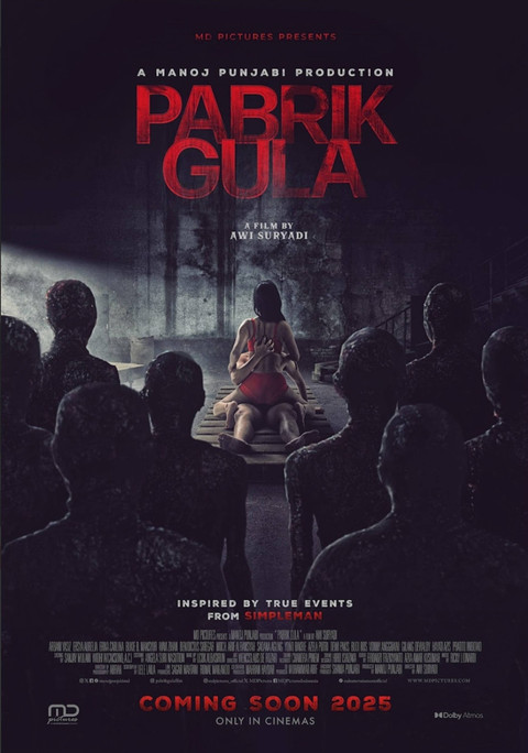 MD Pictures merilis teaser poster film horor Pabrik Gula, Selasa (7/1/2025). Foto: Dok. MD Pictures