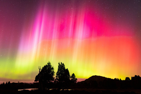 Ilustrasi Aurora Australis di Australia. Foto: josh.tagi/Shutterstock