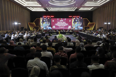 Suasana putusan penetapan Gubernur dan Wakil Gubernur Jakarta periode 2025-2030 di Jakarta, Kamis (9/1/2025). Foto: Jamal Ramadhan/kumparan