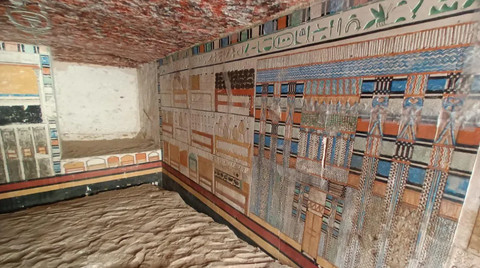 Lukisan dingin di makam dokter Mesir kuno.  Foto: Egyptian Ministry of Tourism and Antiquities