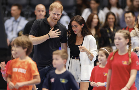 Meghan Marke dan Pangeran Harry. Foto: Odd Andersen/AFP