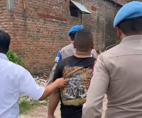 Aipda Maryudi saat diamankan Propam. Dok: Karina/mili.id