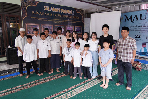 Cinta Indo di Rumah Asuh Yatim Fadhilah Ihsan. Foto: dok. Cinta Indo
