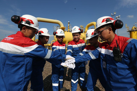 Para pekerja PGN. Foto: Dok. Pertamina