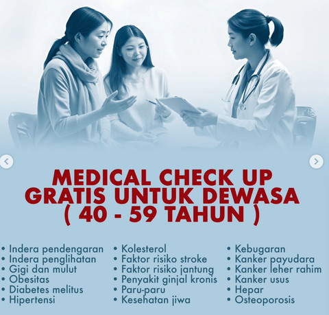 Cek kesehatan gratis saat ultah dimulai Februari 2025 Foto: Dok. Partai Gerindra