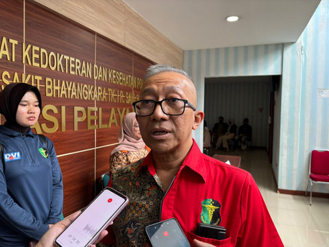 Kabid Yandokpol, Kombes Hery Wijatmoko di posko Ante Mortem RS Polri, Kramat Jati, Jakarta Timur pada Jumat (17/1). Dok. Abid Raihan