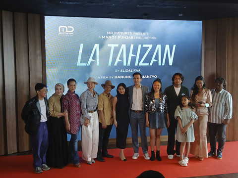 Konferensi pers film La Tahzan di Kuningan, Jakarta Selatan, Jumat (17/1/2025). Foto: Vincentius Mario/kumparan