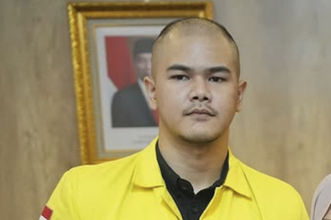 Ketua BEM UI Verrel Uzriel saat Audiensi di DPR pada (17/10/2024). Foto: Instagram/ @sufmi_dasco