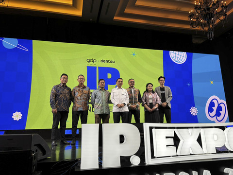 Menteri Kebudayaan Fadli Zon membuka acara IP Expo by GDP Venture dan Dentsu Indonesia di Hotel Kempinski, Jakpus pada Selasa (21/1/2025). Foto: Abid Raihan/kumparan