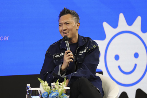 Chief Commercial Officer IMAJINARI Production House Dipa Andika menyampaikan paparan saat IP.Expo Indonesia di Jakarta, Selasa (21/1/2025). Foto: Jamal Ramadhan/kumparan