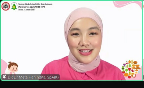 DR Dr Meta Herdiana Hanindita, SpA(K) - Unit Kerja Koordinasi (UKK) Nutrisi dan Penyakit Metabolik IDAI.  Foto: Dok. Istimewa