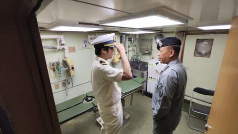 Kapal Patroli Settsu milik Japan Coast Guard di Dermaga JICT, Tanjung Priok, Jakarta Utara, Rabu (22/1/2025). Foto: Jonathan Devin/kumparan