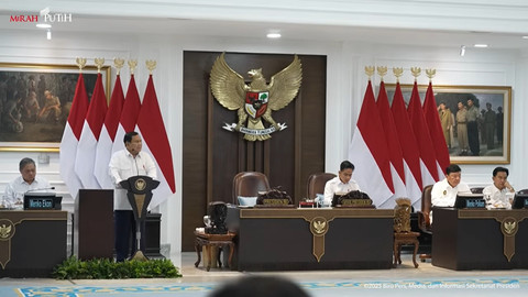 Presiden Prabowo Subianto memberikan arahan pada Sidang Kabinet Paripurna di Kantor Presiden, Jakarta, Rabu (22/1/2025). Foto: Youtube/Sekretariat Presiden