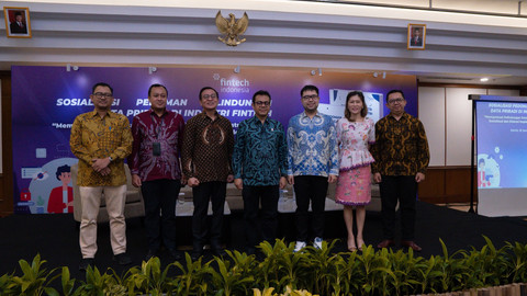 Sosialisasi Pedoman Pelindungan Data Pribadi di Industri Fintech bertema 