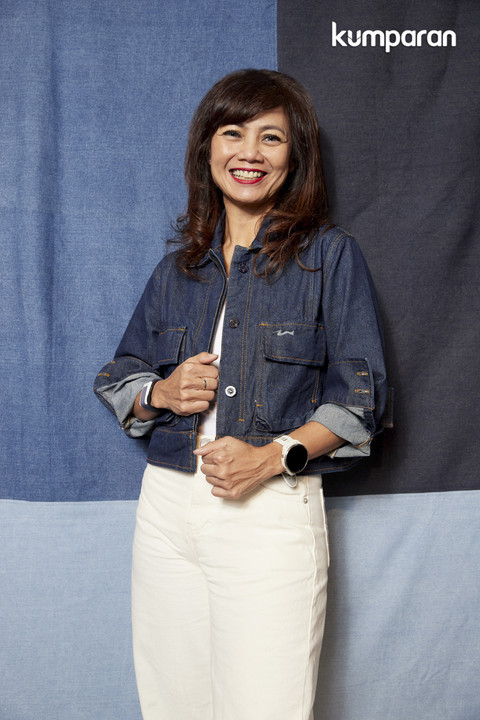 Founder KIND Denim Donna Priadi untuk program Bincang Karier kumparanWOMAN. Foto: Dok. Gavriela