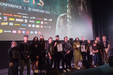 Konferensi pers film Pengantin Iblis yang digelar di Kawasan Jakarta Barat, Rabu (22/1/2025). Foto: Aprilandika Pratama/kumparan