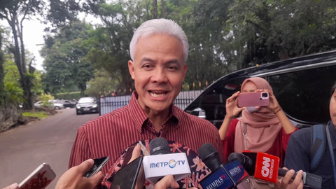 Ketua DPP PDIP Ganjar Pranowo saat datang ke Ultah Megawati di Istana Batutulis, Kota Bogor, Kamis (23/1). Dok. Istimewa
