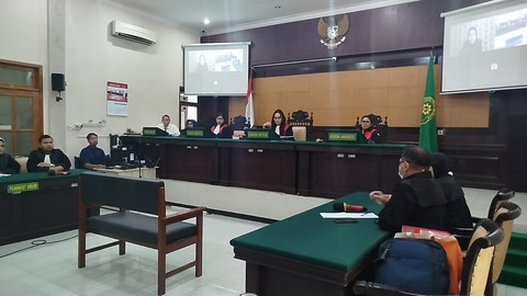 Sidang vonis Briptu Dila, Kamis (23/1/2025). Dok: mili.id
